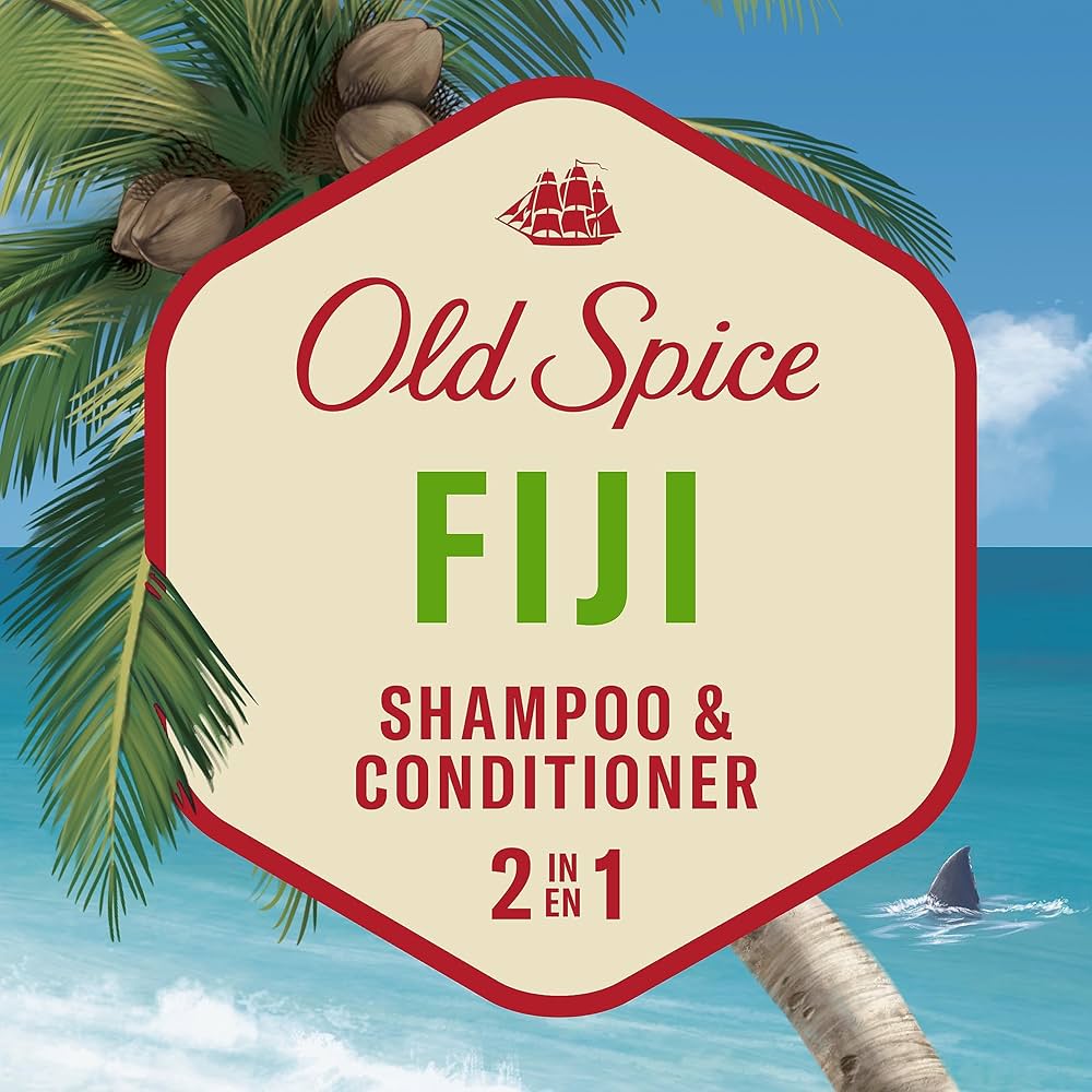 Amazon | Old Spice Fiji 2-in-1 Shampoo & Conditioner - 21.9